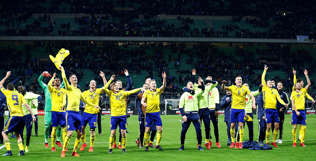 瑞典队战平强敌,积分榜位置稳固 瑞典队战平强敌,积分榜位置稳固